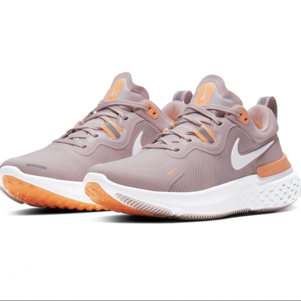 Nike Champaign And Orange Women’s React Miler Run… - image 3